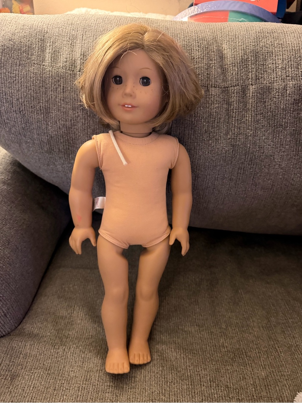 American Girl Peach/Tan Doll One-Piece Bodysuit